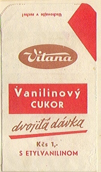 Vanilínový cukr s etylvanilinom