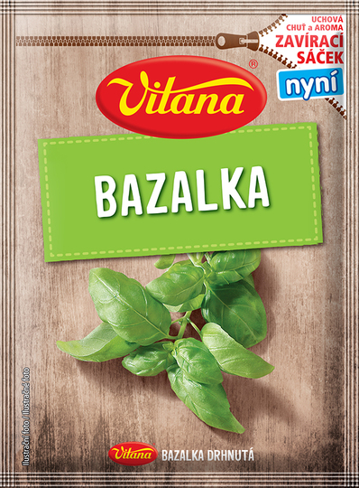 Bazalka sušená bylinka Vitana