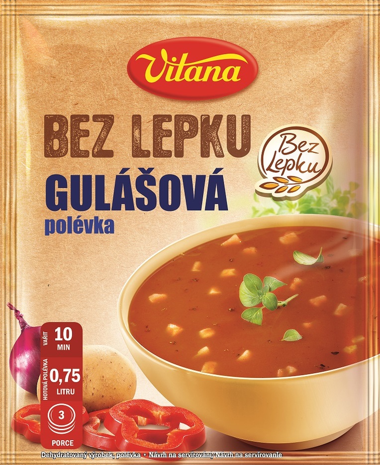 Gulášová polievka Bez lepku Vitana