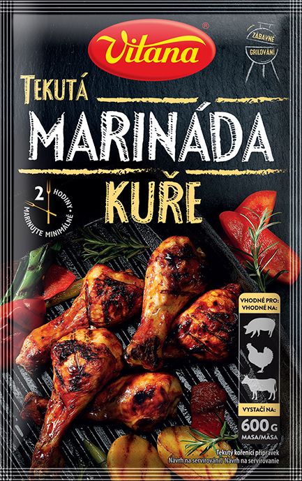 Tekutá marináda kura na grilovanie od Vitany