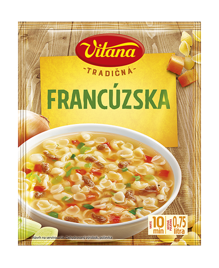 Tradičná francúzska polievka Vitana