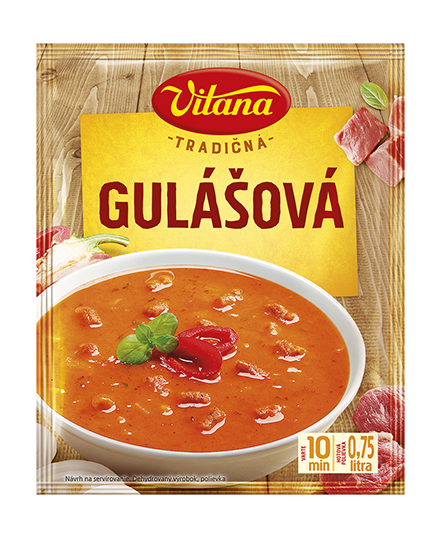 Tradičná gulášová polievka Vitana