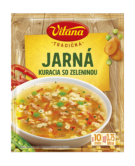 Tradičná jarná polievka Vitana