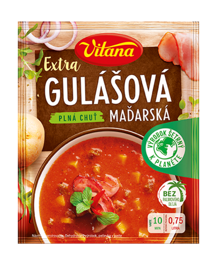 Gulášová maďarská polievka Extra pastovitá Vitana