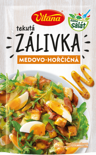 Medovo-horčicová tekutá zálievka