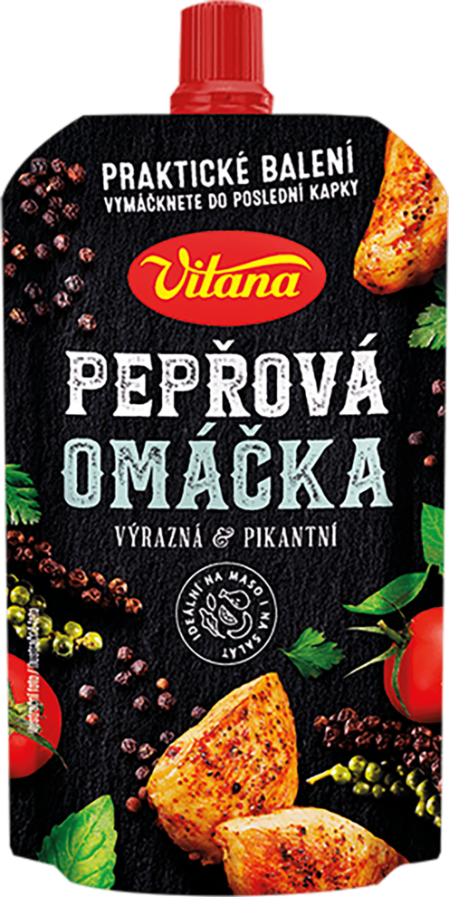 Steak omáčka s korením - grilovacie omáčky v kapsičkách