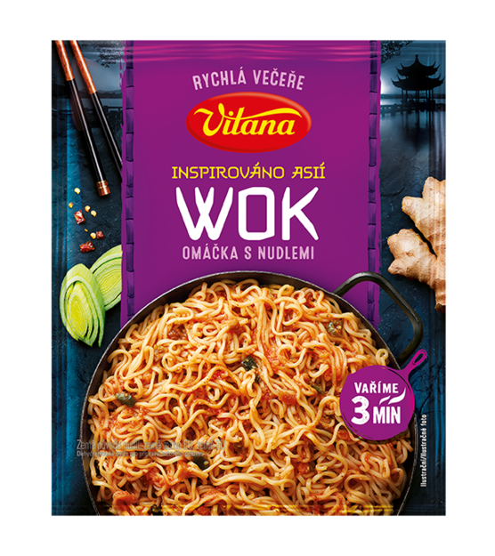 Wok omáčka s rezancami