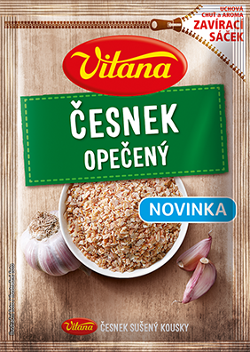 Cesnak opečený kúsky