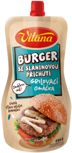 Burger so slaninovou arómou grilovacia omáčka
