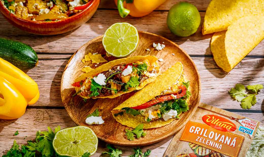Recept: Tacos s grilovanou zeleninou