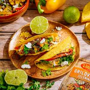 Recept: Tacos s grilovanou zeleninou