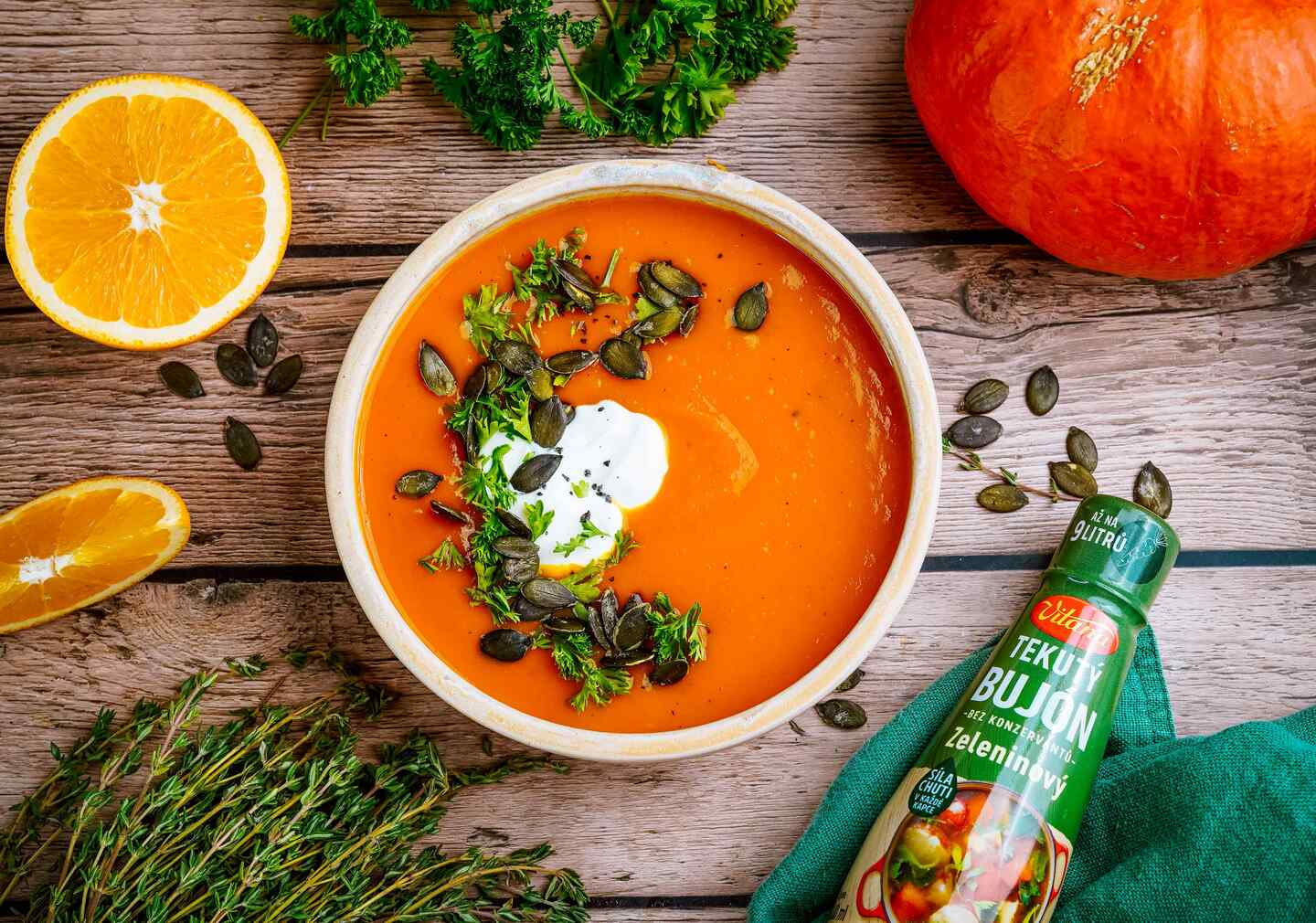 Recept: Hokkaido polievka