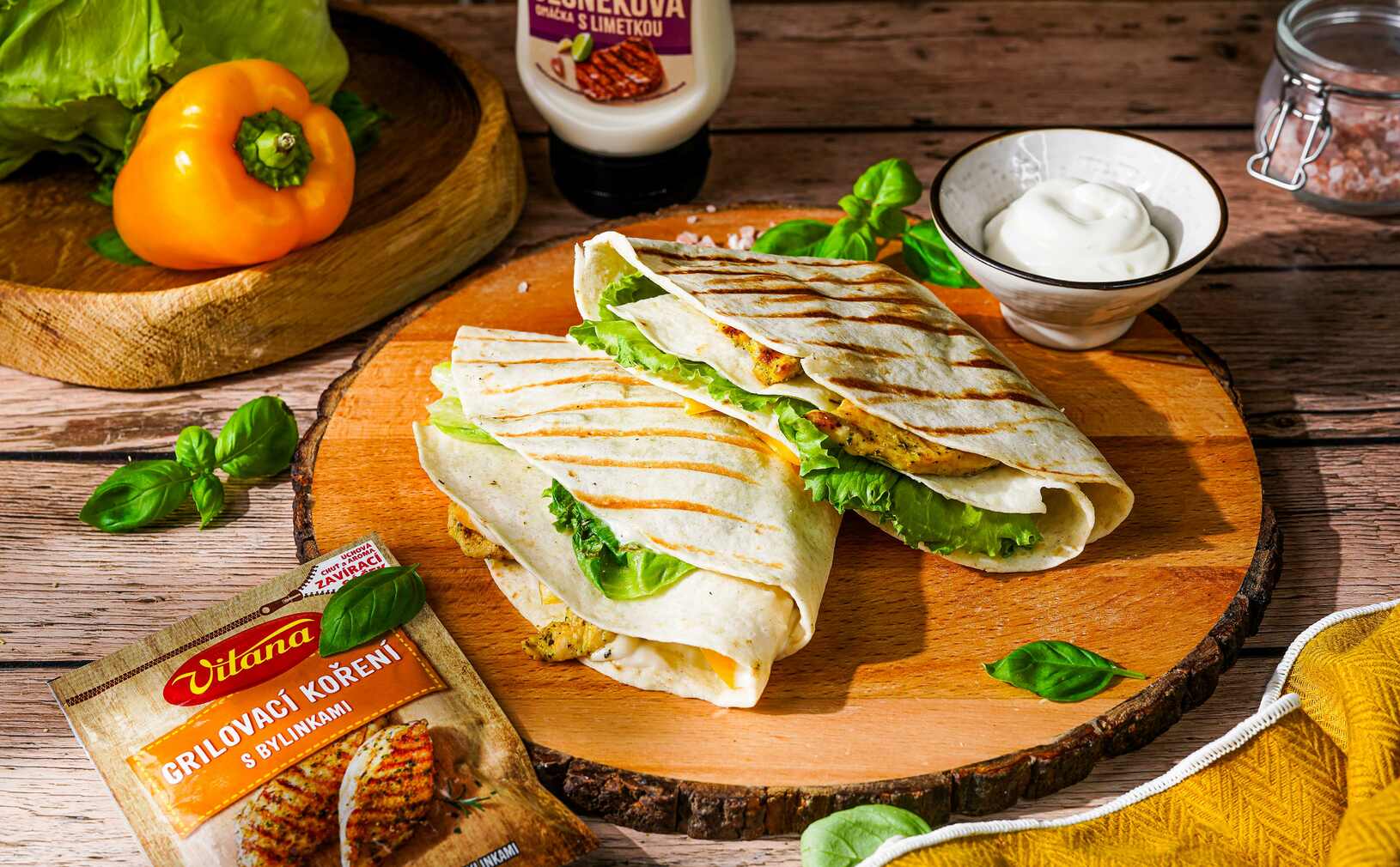 Recept: Jednoduchý grilovaný kurací wrap