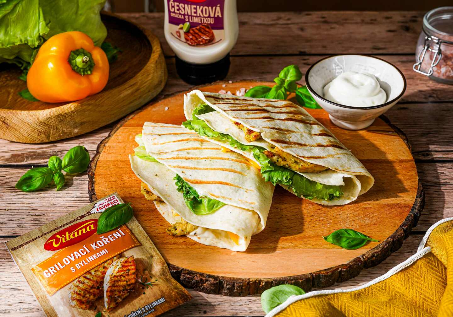 Recept: Jednoduchý grilovaný kurací wrap