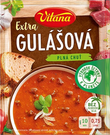 Gulášová polievka extra pastovitá